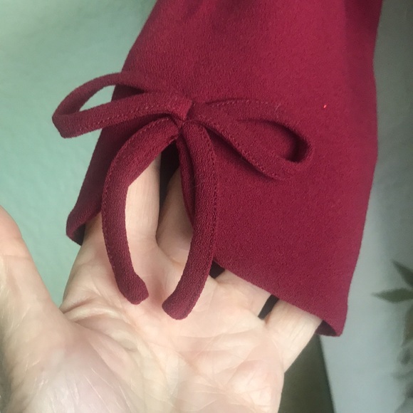 Talbots magenta dress 2P - Picture 3 of 10